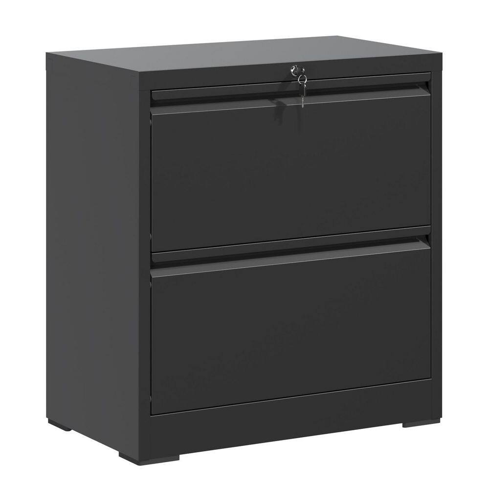 15.75 in. W 2 Drawer Lateral Tool Cabinet with Lock, Black Steel Tool Chests, Tool Cabinets for Garage, Office, Home price history on PriceWatchPro