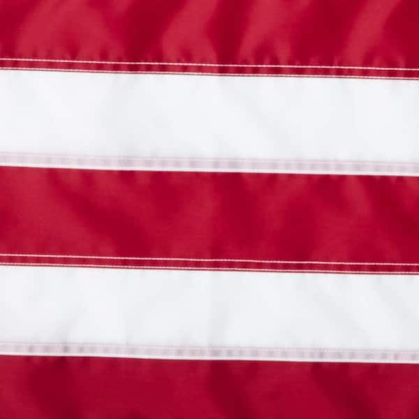 Seasonal Designs 3 ft. x 5 ft. Nylon US Flag with 6 ft. Aluminum