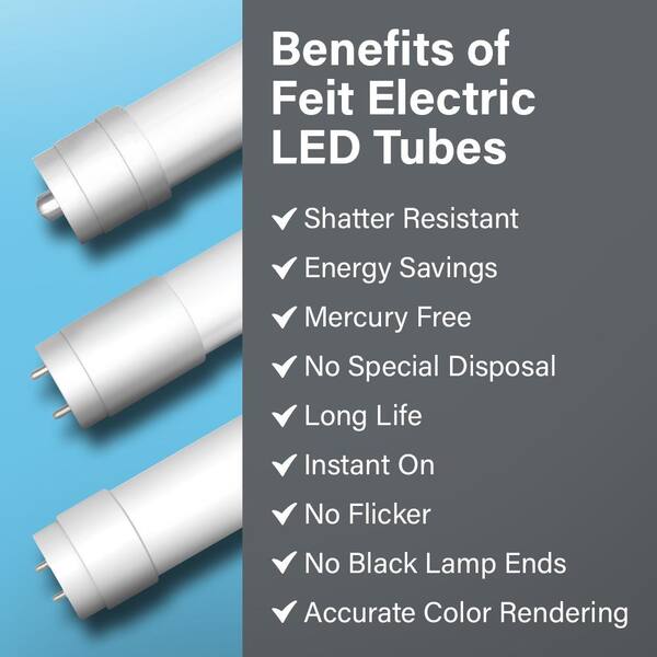 feit electric 4 ft led tubes