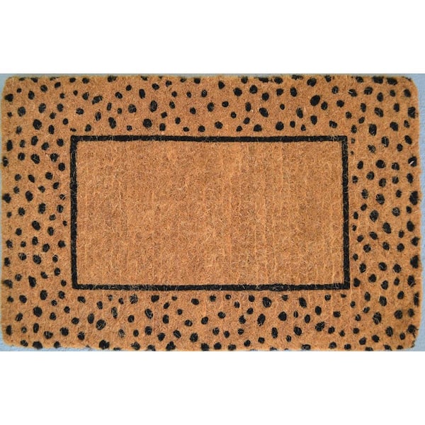 HomeRoots 30 in. x 20 in. Coir Outdoor Door Mat