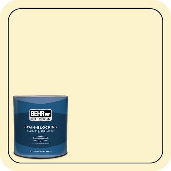 BEHR ULTRA 1 qt. #390A-3 Twinkle Extra Durable Satin Enamel Interior Paint & Primer