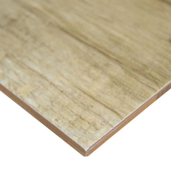 TrafficMaster Capel Timber 6 in. x 24 in. Matte Ceramic Wood Look