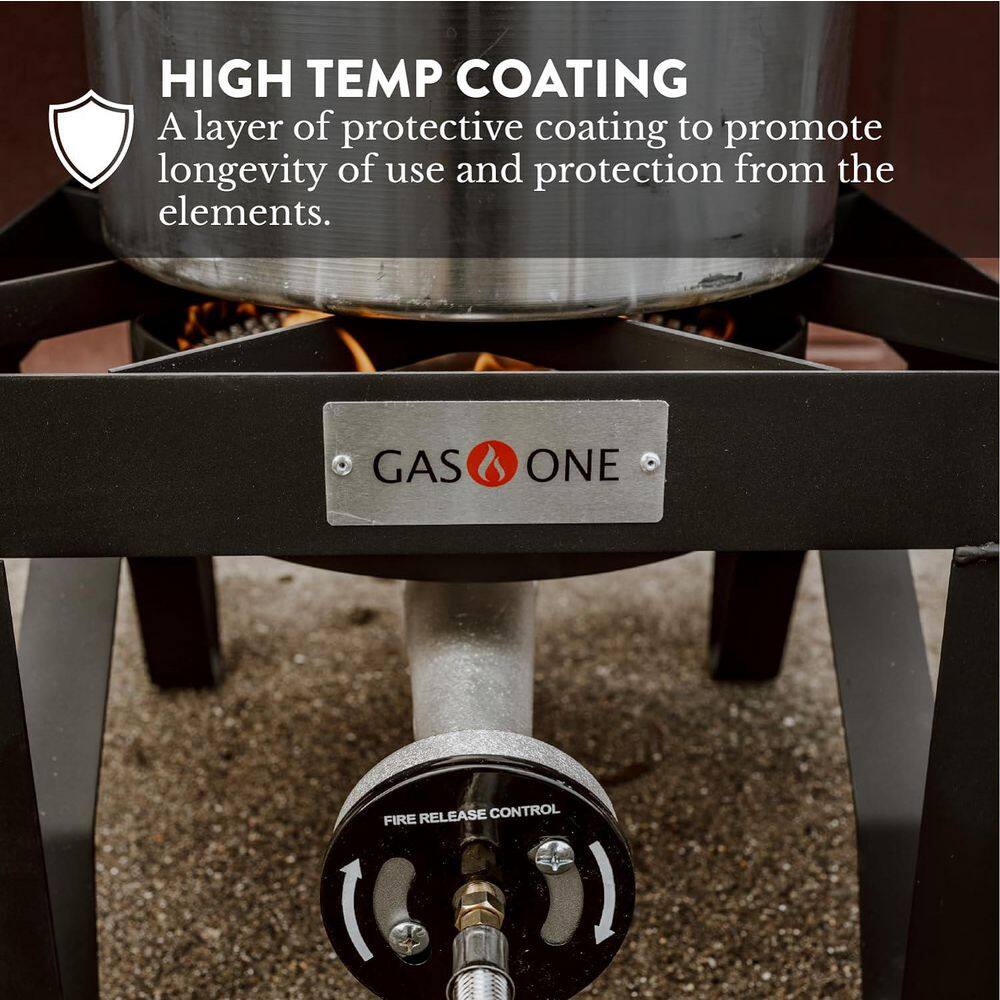 Heavy Duty Black Metal Single Burner Outdoor Stove