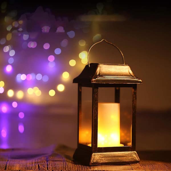 Outdoor Solar Lanterns, Flickering Flame Solar Lights