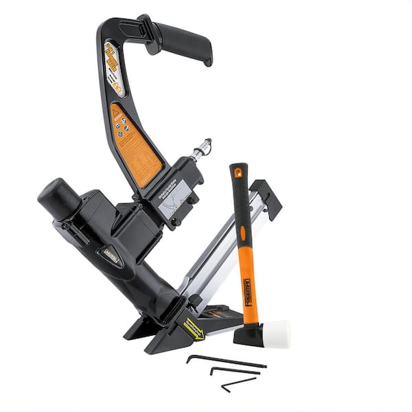 Pneumatic 3-in-1 15.5-Gauge and 16-Gauge 2 in. Flooring Nailer and Stapler