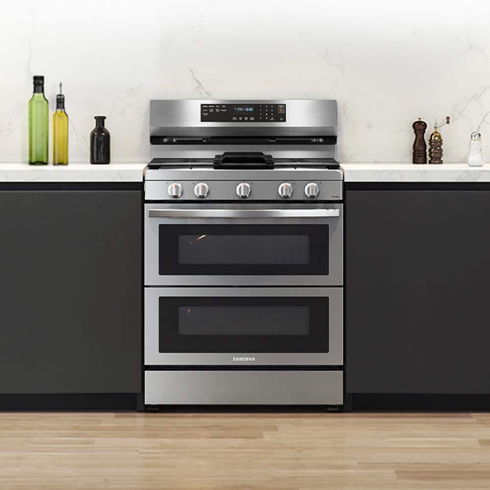 6.0 cu. ft. Stainless Steel Smart Freestanding Gas Range with Flex Duo and Air Fry