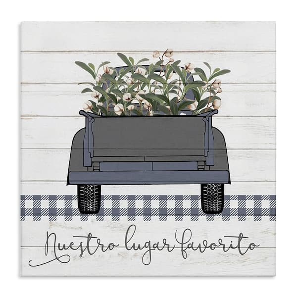 Stupell Industries Together is Our Favorite by Kim Allen Gallery Wrapped Unframed Typography Graphic Art Print 36 in. x 36 in.