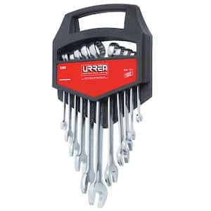 12 Point Combination Chrome Wrench Set (11-Piece)