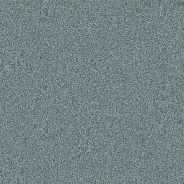 Rosemary III - Arctic-Blue 12 ft. 66 oz. High Performance Polyester Texture Installed Carpet