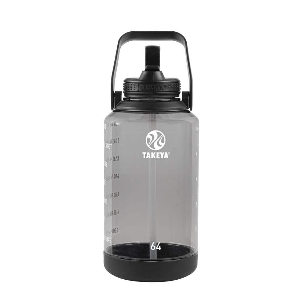 Glass Water Bottle With Straw And Handle Lid Motivational - Temu