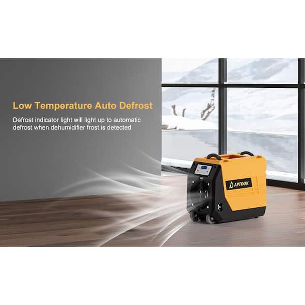 APTOOK 180 Pints 6000 Sq. Ft. Commercial Basement Dehumidifier with  Humidity Controller & Pump