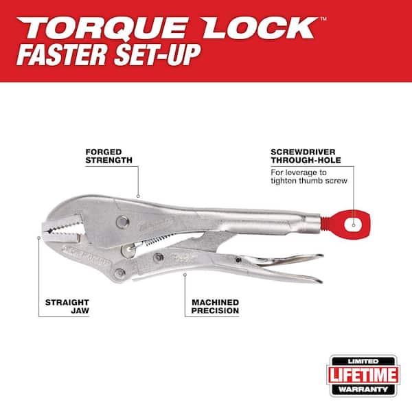 7 in. Torque Lock Straight Jaw Locking Pliers