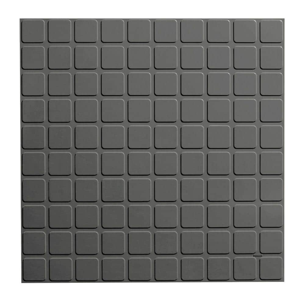 Square Profile 19.69 in. x 19.69 in. Charcoal Rubber Tile price history on PriceWatchPro