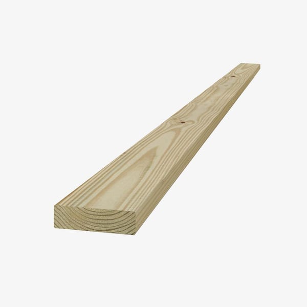 WeatherShield 5/4 in. x 4 in. x 12 ft. Premium Ground Contact Pressure-Treated Pine Decking Board