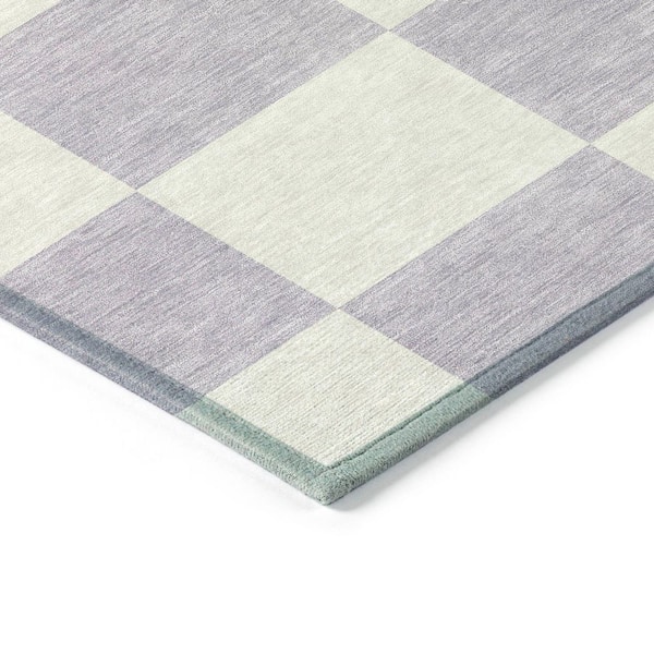 Chantille Machine Washable Indoor/Outdoor Abstract ACN2345 Lavender 5 ft. x 7 ft. 6 in. Area Rug