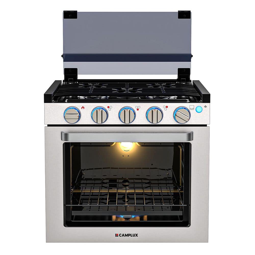 21 in. 1.8 cu. ft. RV Propane Gas Range with Convection Oven and 3-Burners in Stainless Steel in Silver price history on PriceWatchPro