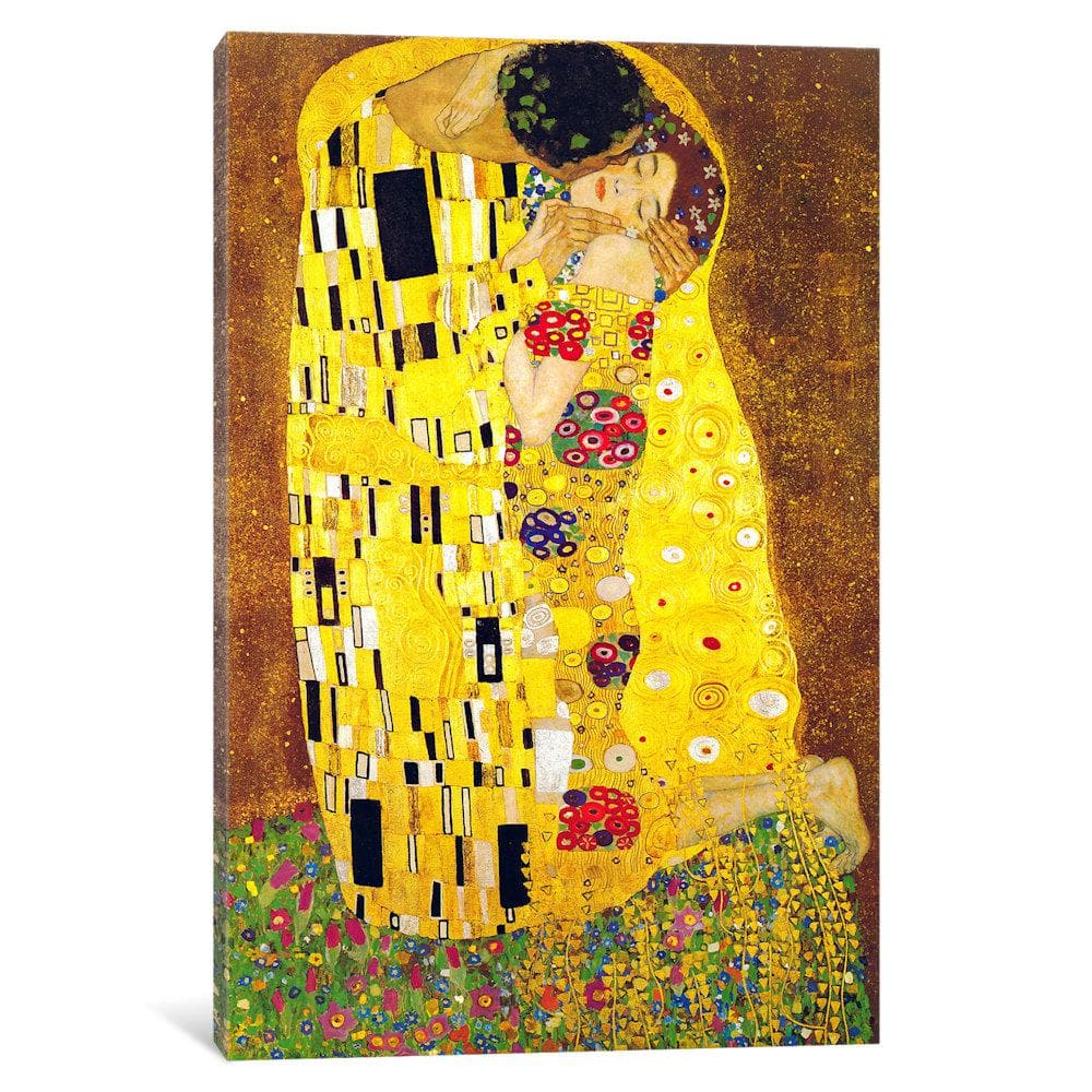 ArtWall Gustav Klimts Anticipation Appeelz Removable Graphic Wall Art 18 by 36