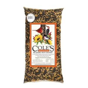 10 lbs. Blazing Hot Blend Assorted Species Black Oil Sunflower Wild Bird Seed Food