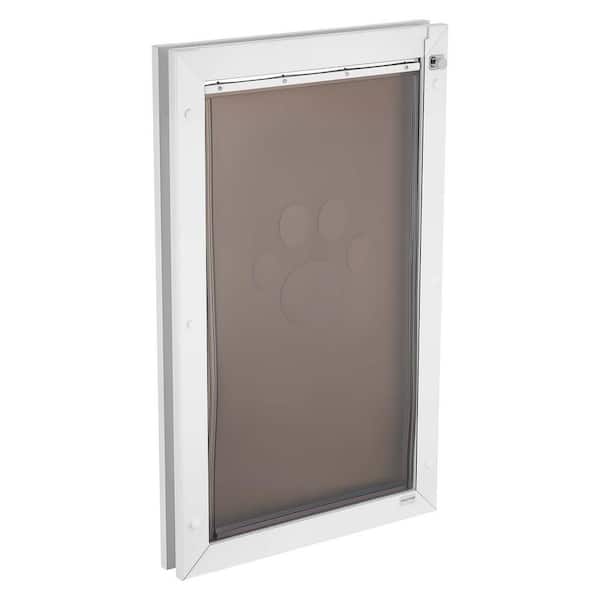 SKYSHALO Pet Door, X-Large, Double Magnetic Flaps, Metal Frame