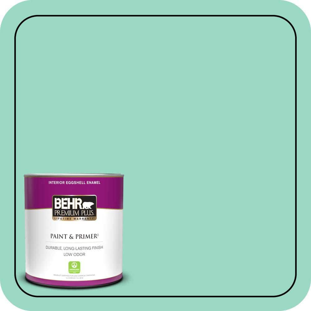 1 qt. #HDC-SP16-07 Isabellas Aqua Eggshell Enamel Low Odor Interior Paint & Primer price history on PriceWatchPro