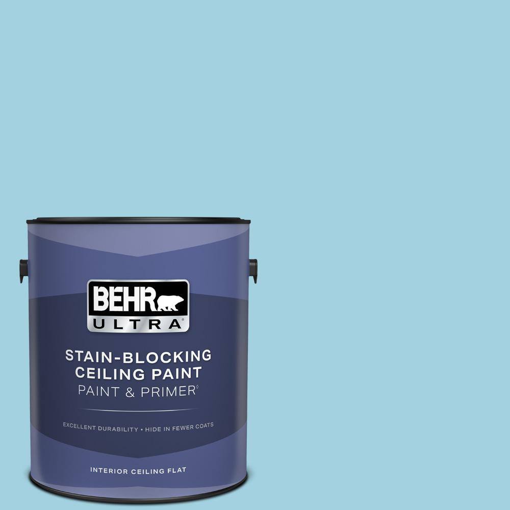 1 gal. #M480-3 Bengal Blue Ceiling Flat Interior Paint and Primer price history on PriceWatchPro