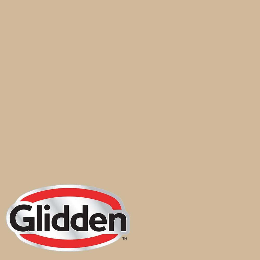 Glidden Essentials 1 gal. HDPO63D Historic Tan Flat Exterior Paint