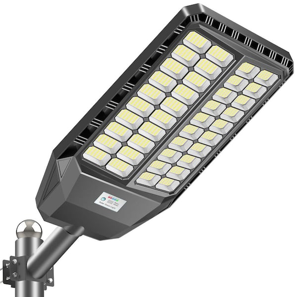 8000-Watt 520000 Lumens 240° Black Motion Sensing Dusk to Dawn Integrated LED Flood Light