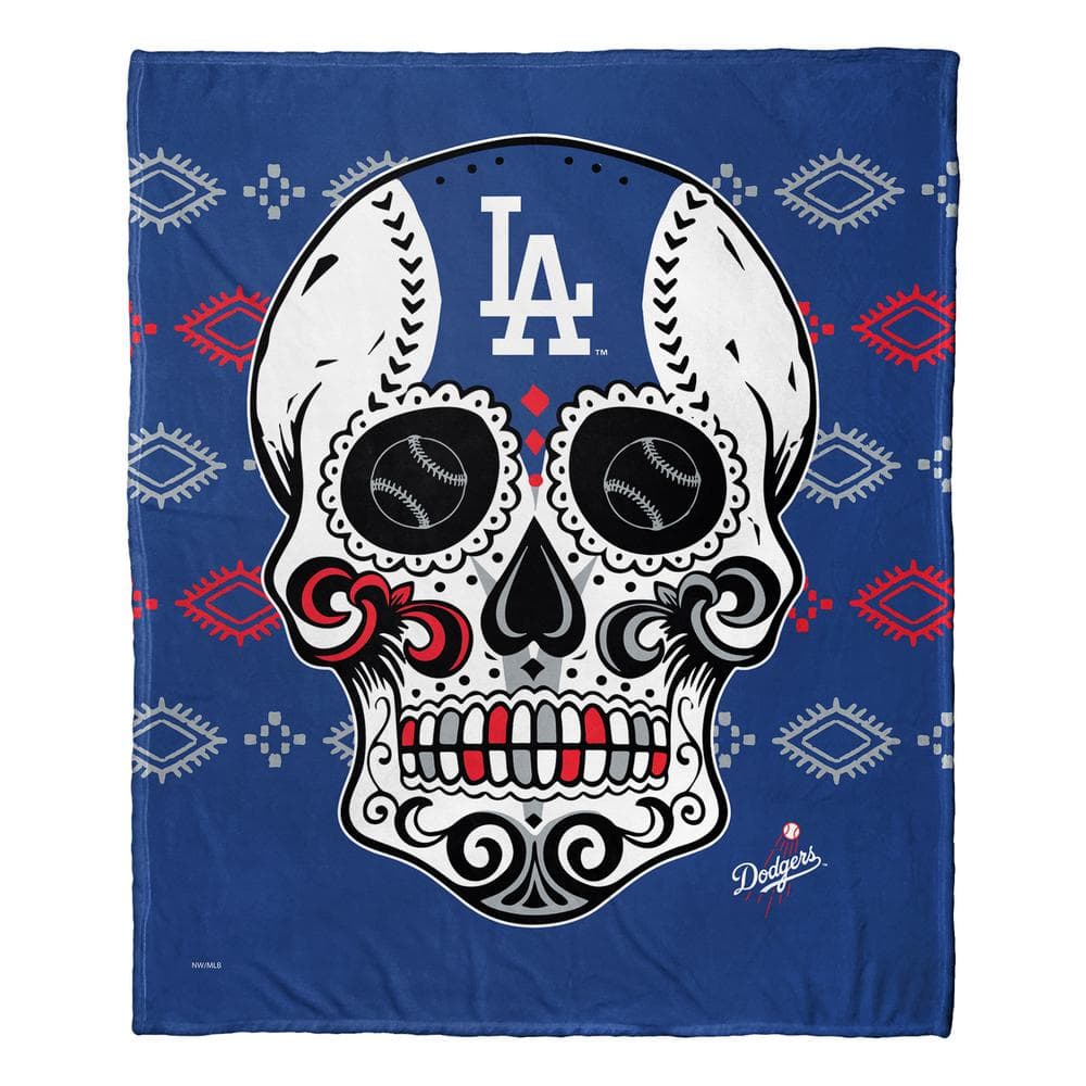 THE NORTHWEST GROUP MLB Los Angeles Dodgers Candy Skull Silk Touch