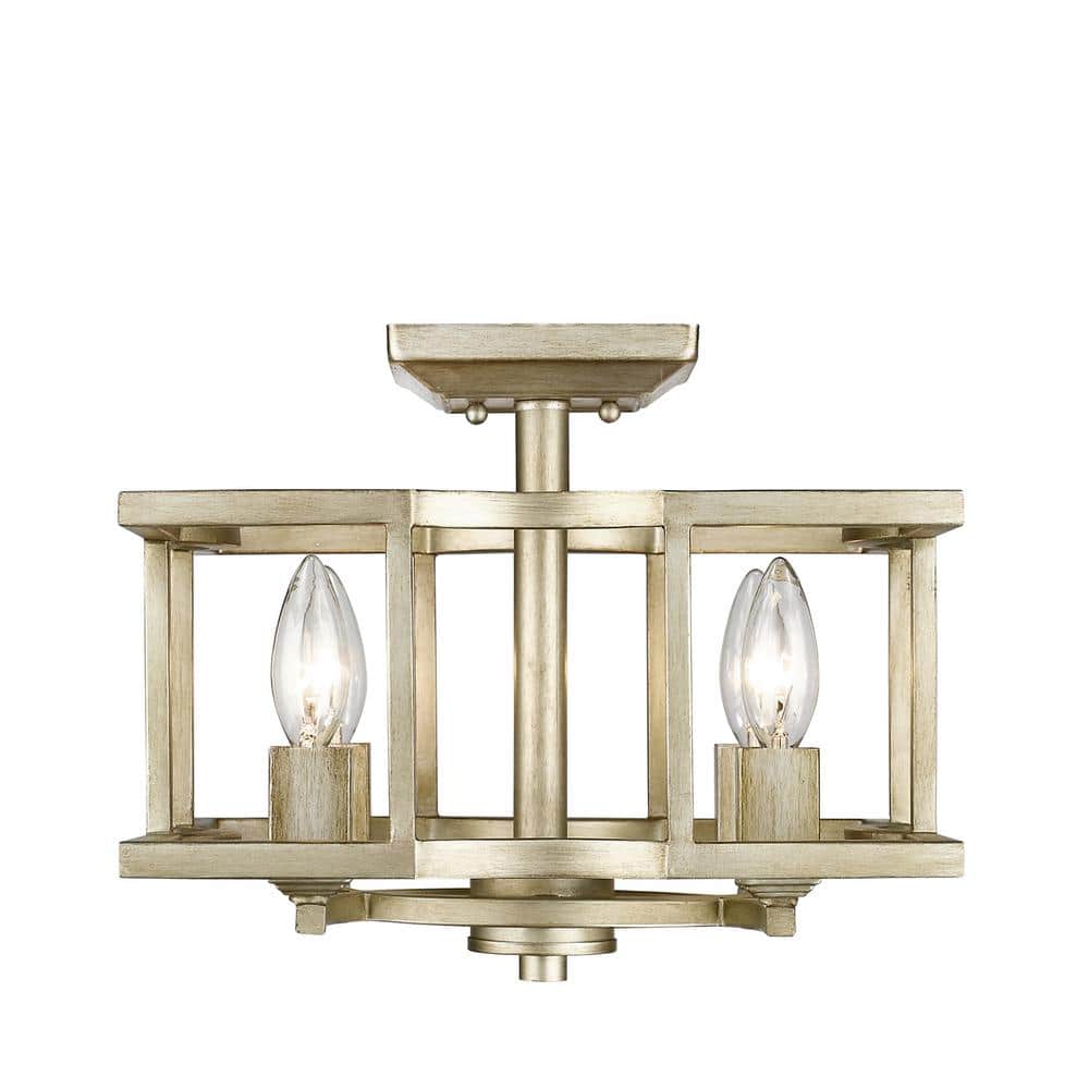 Bellare 4-Light White Gold Semi-Flush Mount price history on PriceWatchPro