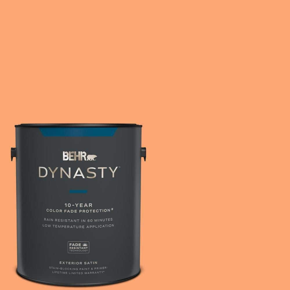 BEHR DYNASTY 1 gal. 240B4 Marmalade Satin Enamel Exterior Stain