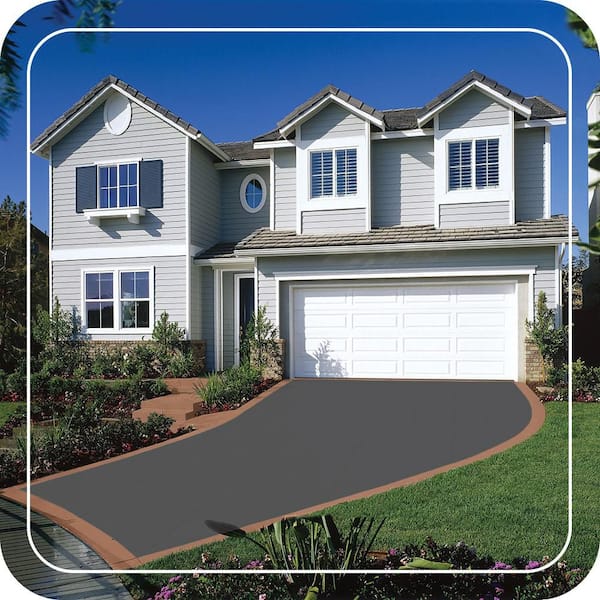 BEHR PREMIUM - 5 Gal. #N500-6 Graphic Charcoal Self-Priming 1-Part Epoxy Satin Interior/Exterior Concrete and Garage Floor Paint