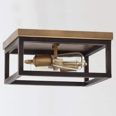 Brass Flush Mount Lights Lighting The Home Depot