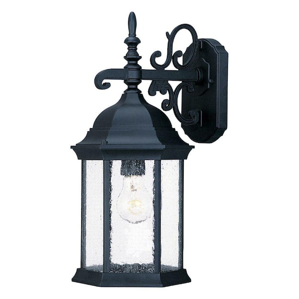 Acclaim Lighting Madison Collection 1 Light Matte Black Outdoor Wall Lantern Sconce 5183bksd 8984