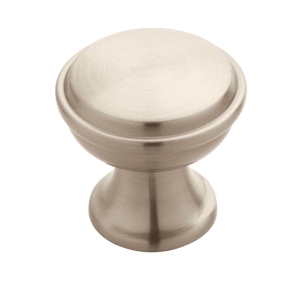 Westerly 1-3/16 in. (30mm) Modern Satin Nickel Round Cabinet Knob