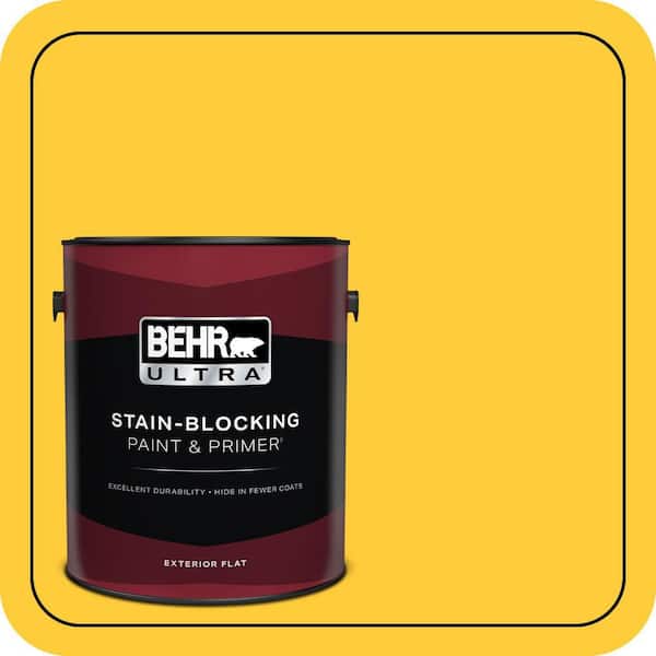 BEHR ULTRA 1 gal. #S-G-360 Bright Star Flat Exterior Paint & Primer