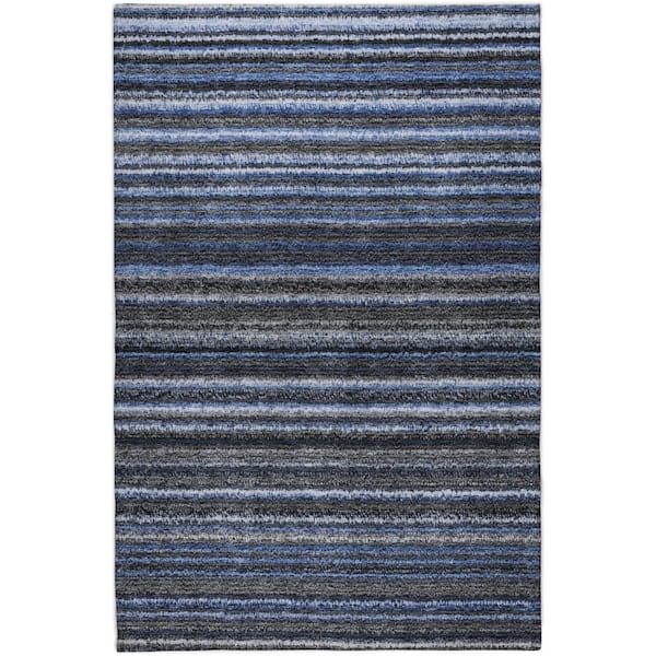 Dream Shag Premium Machine Washable Abstract ADS598 Blue 10 ft. x 14 ft. Area Rug