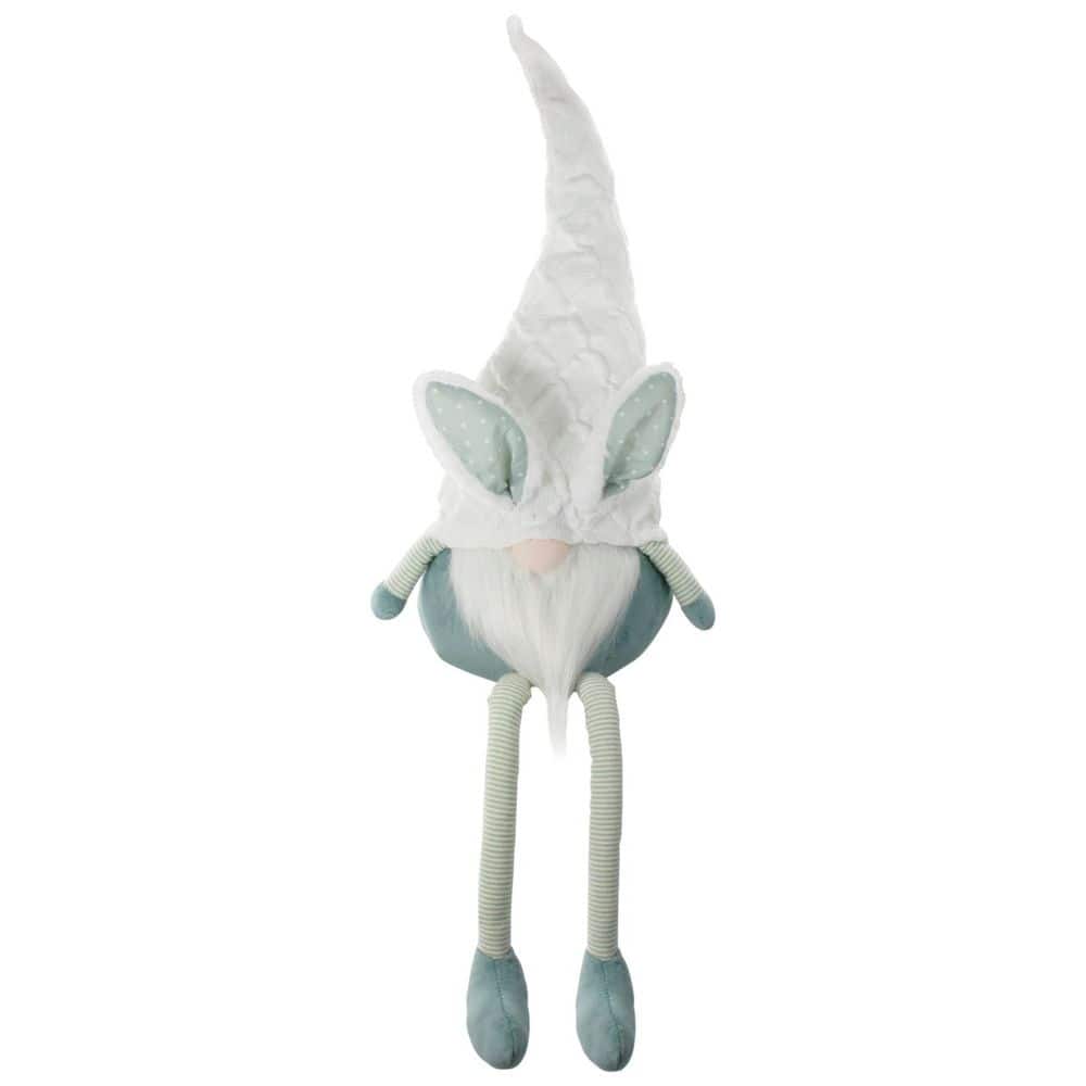 "Sitting Easter Gnome with Polka Dot Bunny Ears and Dangling Legs-33""-Teal Green" price history on PriceWatchPro