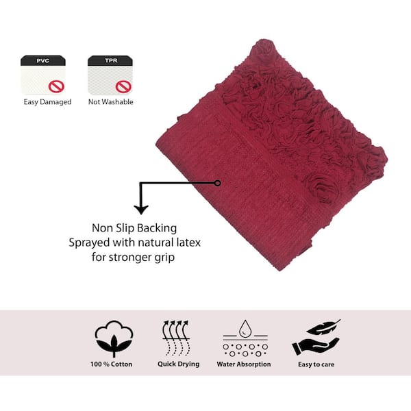 luxury cotton non slip water absorbent