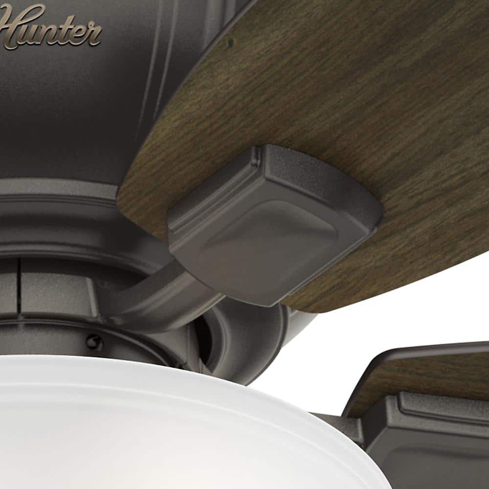 52" Noble Bronze Ceiling Fan with LED Light and Reversible Blades