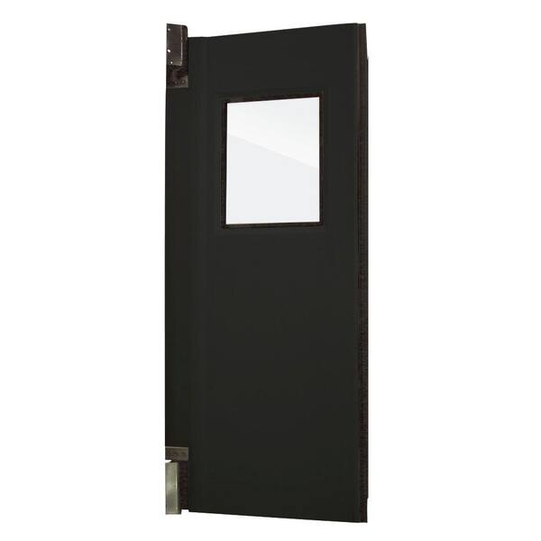 Aleco ImpacDor HD-175 1-3/4 in. x 48 in. x 96 in. Black Impact Door