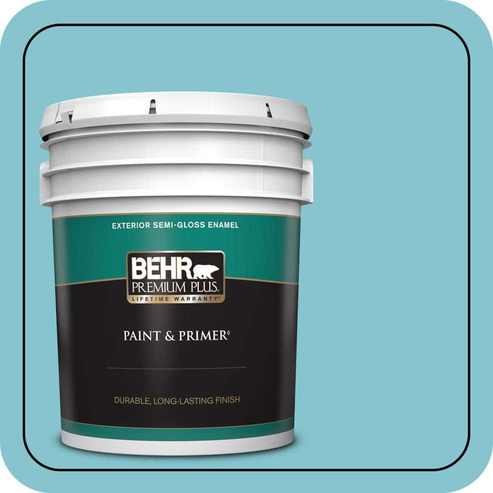 5 gal. #520D-4 Shallow Sea Semi-Gloss Enamel Exterior Paint & Primer price history on PriceWatchPro