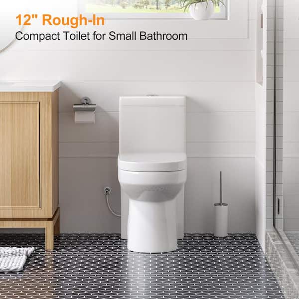 Ernest Shackleton Rally juni HOROW 1-piece 0.8/1.28 GPF Dual Flush Round Toilet in White Seat Included  HR-0033 - The Home Depot