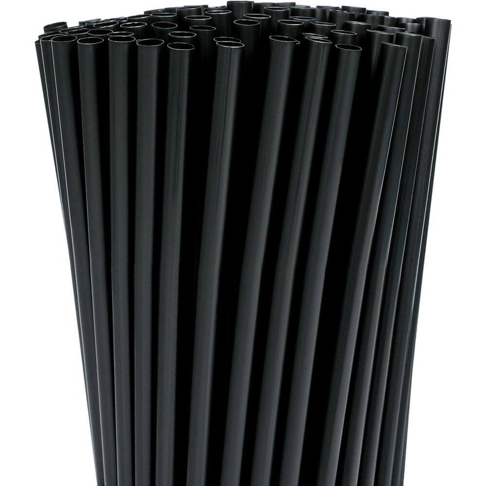 Black Black Family Disposable Plastic Drinking Straws Long Smooth for Party Events Crafts (200 Per Case) price history on PriceWatchPro