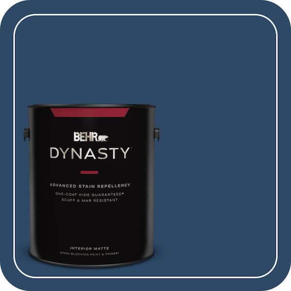 BEHR DYNASTY 1 gal. #PPF-57 Lake View Matte Interior Stain-Blocking Paint & Primer