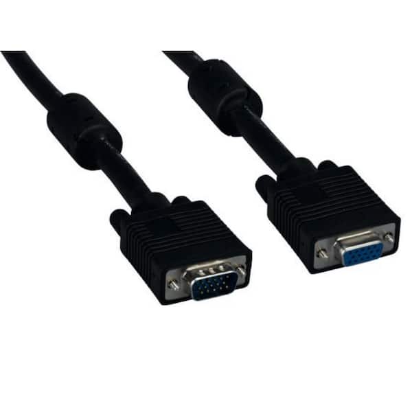 SANOXY 100 ft. SVGA HD15 M/F Monitor Extension Cable with Ferrites