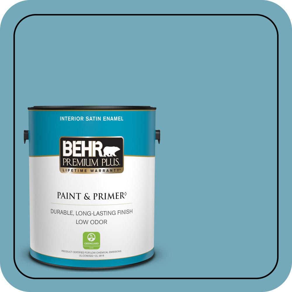 1 gal. #S460-4 Snowboard Satin Enamel Low Odor Interior Paint & Primer price history on PriceWatchPro