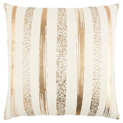 gold toss pillows