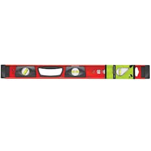 24 in. Samson Contractor I-Beam Level with Plumb Site and 45 Degree Vial