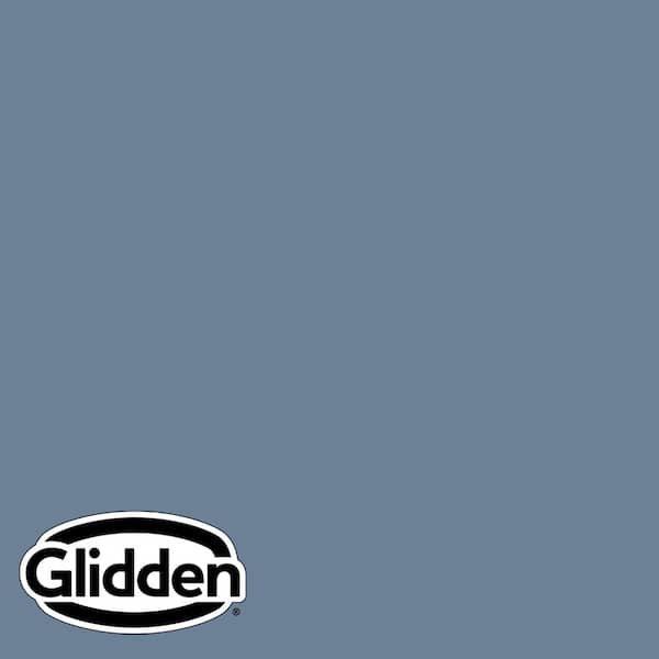 Glidden Diamond 1 qt. PPG1163-5 Silver Blueberry Semi-Gloss Interior Paint with Primer