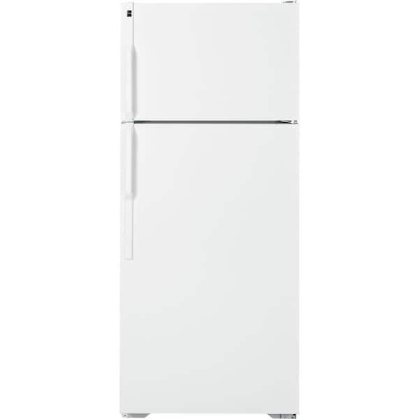 Hotpoint 28 in. W 18.1 cu. ft. Top Freezer Refrigerator in White